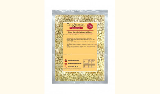 Diced Dehydrated Apple Flakes - 200g